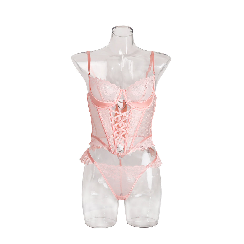 European And American Women's Lace Sheer Sexy Lingerie